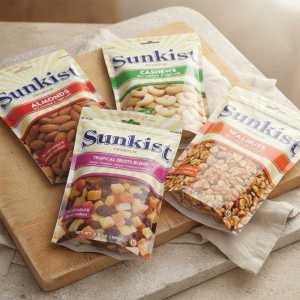Sunkist Premium Almonds 140g | Cashew 5.6oz | Walnuts 120g | Tropical Fruit Blend