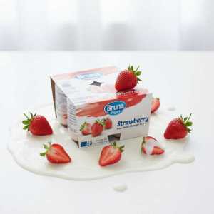 Bruna Strawberry Yogurt pack 4x125g