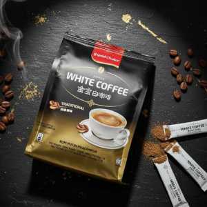gold Choice Traditional Instant White Coffee Mix - Rich & Creamy Classic Flavor