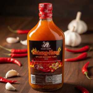Silver Swans Spiced Sukang Tuba 2bottle  | Authentic Spicy Palm Vinegar | Filipino Dipping Sauce & Condiment