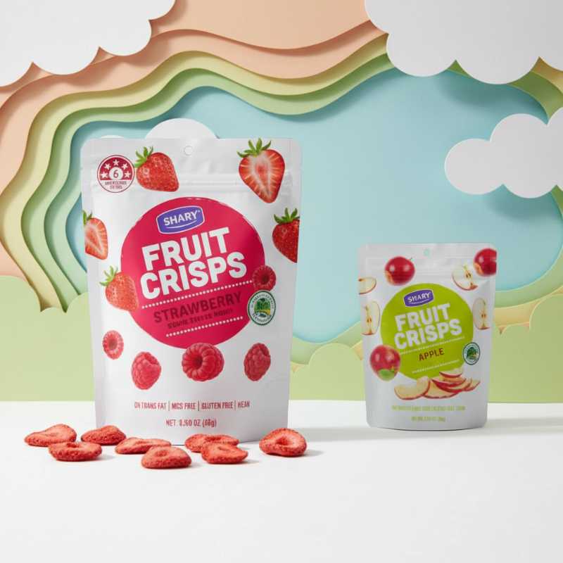 Freeze Dried Strawberry Fruit Crisps | Healthy Crunchy Real Fruit Snack Pouch - Image 3