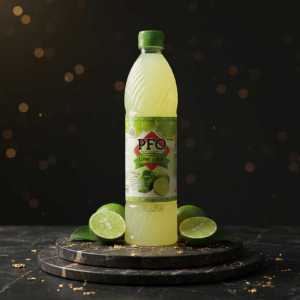 Pfo Lime Juice Bottle | Zesty Citrus Drink & Cooking Ingredient