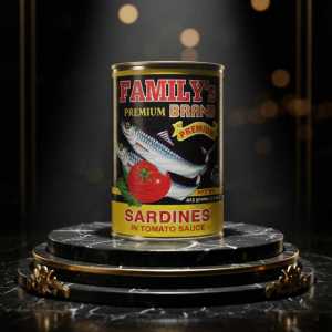 Family's Brand Premium Sardines in Tomato Sauce - 425g (15 Oz)