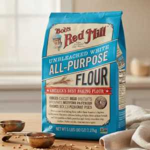 Bob's Red Mill Unbleached White All-purpose Flour - 5 Lb Bag for Baking
