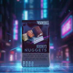 Hershey's Nuggets Assorted Chocolate Party Bag - Milk, Dark, Almonds, Krackel Variety Pack