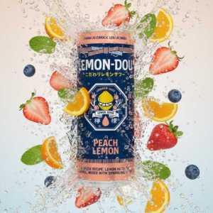 Lemon-do Peach Lemon Chu-hi Canned Alcoholic Drink | Japanese-style Shochu Highball
