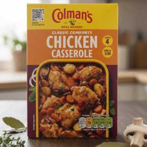 Colman's Classic Comforts Chicken Casserole Meal Mix 100g- Serves 4 condiments asian