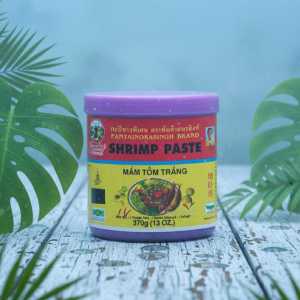 Pantaímorasingh Brand Shrimp Paste (mắm Tôm Trắng) - Fermented Seafood Condiment - Thai & Vietnamese Cooking - 370g (13 Oz)