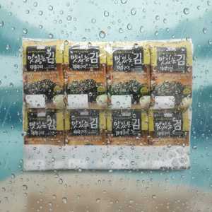 Korean Roasted Seaweed Snack - Crispy & Seasoned Nori Gim (8-pack)