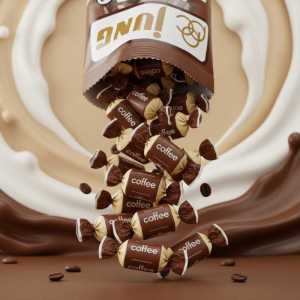 Jung Coffee Hard Candies (40 Count Bag) - Individually Wrapped Rich Coffee Flavored Sweets