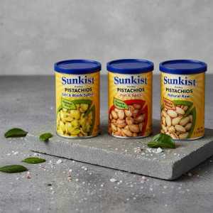 Sunkist Roasted & Salted Pistachios Variety Pack: In-shell (natural & Red) & Shelled Kernels