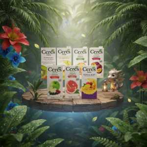 Ceres 100% Fruit Juice & Nectar Variety Pack | 7 Flavors Including Tropical, Passion Fruit, Cranberry Kiwi, Grapefruit | 1l Cartons