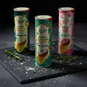 Golden Duck Kombu Seaweed• Sour Cream• pink salt