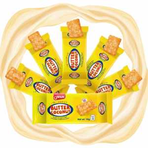 Nissin Butter Coconut Biscuits Snack Crackers 70g Pack