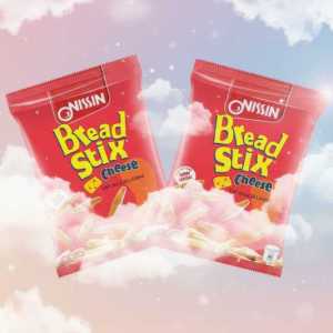 Nissin Bread Stix Cheese Flavor 20g (10Packs) Multi-pack Individual Snack Bags