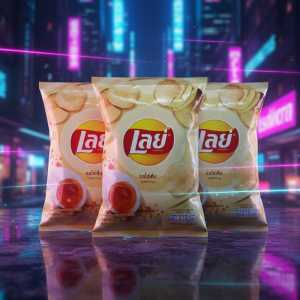 Lay's Thailand Salted Egg Flavor Potato Chips - 48g Snack Pack