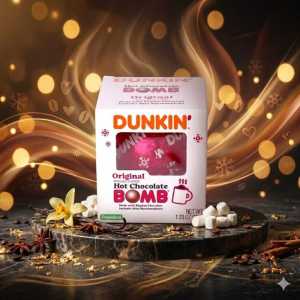 Dunkin' Original Hot Chocolate Bomb 35g with Mini Marshmallows & Belgian Chocolate