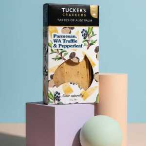 Tucker's Crackers Tastes of Australia Parmesan, Wa Truffle & Pepperleaf 90g