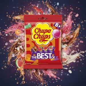 Chupa Chups 'the Best Of' Assorted Lollipops - Mixed Flavors Candy Variety Bag