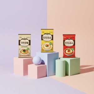 Korean Instant Noodle Soup 101g - Garak Udon, Janchi Guksu, and Kimchi Guksu