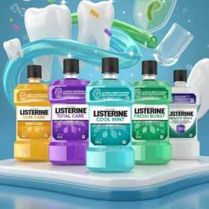 Listerine Gum Care Zero Alcohol Mouthwash - Mild Taste, 250ml
