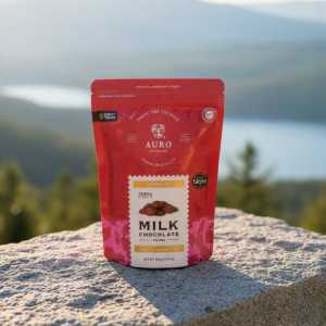 Auro Chocolate 42% Milk Chocolate Coins 350g Resealable Pouch