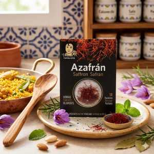 Carmencita Azafran Saffron Safran 0.375g Herbas Threads Filaments condiments