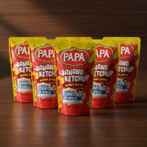 Papa Banana Ketchup Sweet Sarap Pouch 320g - Rich in Vitamins A, B2, B6