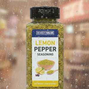 Member's Value Lemon Pepper Seasoning 370g - Bulk Size Gourmet Spice Blend