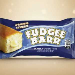 Fudgee Barr Vanilla Cream-filled Cake Bar - Soft & Delicious Snack