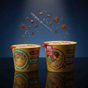 Lucky Me! Go Cup Instant Noodle Soup - Batchoy & Bulalo Flavors with Real Meat
