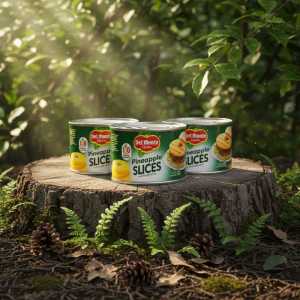 Del Monte Pineapple Slices in Extra Light Syrup, 234g Can - Pack of 3