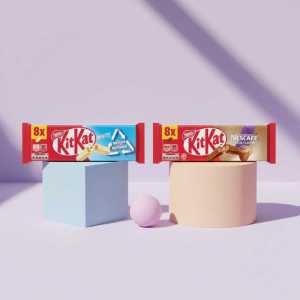 Kitkat White Chocolate 8-pack and Kitkat Nescafé Gold 8-pack Multipack Bundle