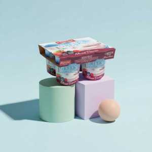 Pascual Greek Style Yogurt Mixed Berries, 4-pack (4 X 100g Cups)