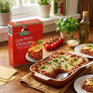 San Remo Large Instant Lasagna Oven Ready Sheets - 250g pasta