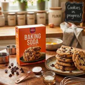 Ferna Baking Soda 250g (Pack of 4) | Multi-Purpose Baking & Cleaning Soda | For Baking, Deodorizing & Household Use