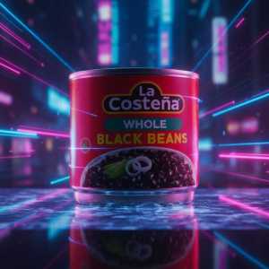 La Costeña Whole Black Beans, Canned Mexican Frijoles Negros