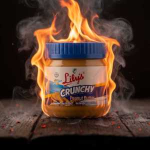 Lily's Crunchy Peanut Butter 320g - Bold Flavor, Fiery Presentation Spread
