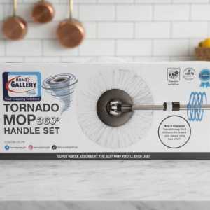 Home Gallery Tornado Mop 360° Handle Set - Professional Rotating Spin Mop System