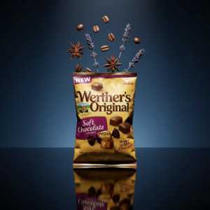 Werther's Original Soft Chocolate Caramels - 100g Bag - Milk Chocolate Covered Soft Caramels
