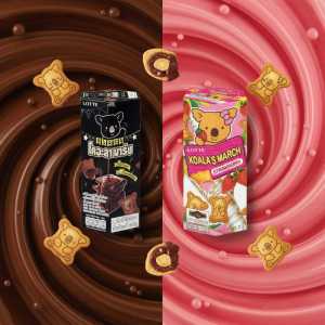 lotte koalas march strawberry• Black Bitter Chocolate