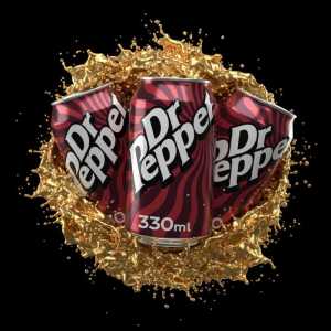 Dr Pepper Sparkling Soft Drink, 3x330ml Can