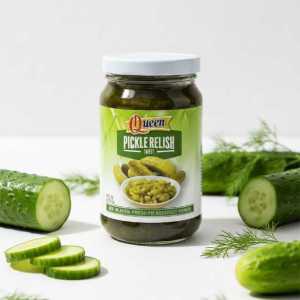 Deep Pickle Relish Jar - Classic Cucumber & Dill Condiment with Fresh Ingredients