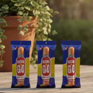 Argentina Sausage 2 Go x3 Ready-to-eat High Protein Snack Stick, 6g Protein