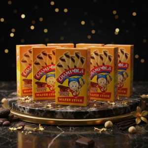 Champola Chocolate Wafer Stick - 27.5g Box - Pack of 6
