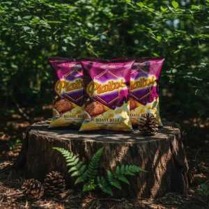 Jack 'n Jill Piattos Roast Beef Flavored Potato Crisps Snack Bag