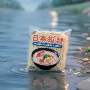 Sanwa Fresh Japanese Ramen Noodles - Wavy Style - 180g Package