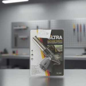 Ultra Butane Torch with Safety Lock - Refillable High Quality Blowtorch for Diy, Soldering, and Culinary Use