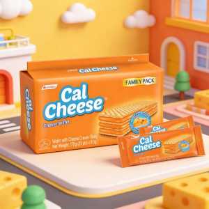 Mayora Cal Cheese Wafer Family Pack, 170g - 20 Count Individual Snack Packs