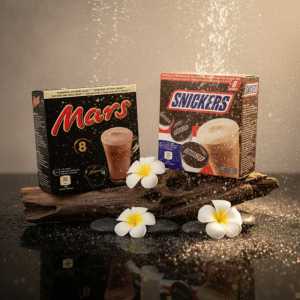 Mars and Snickers Hot Chocolate Pods- 16 Pods Total (8 Each) - Dolce Gusto Compatible